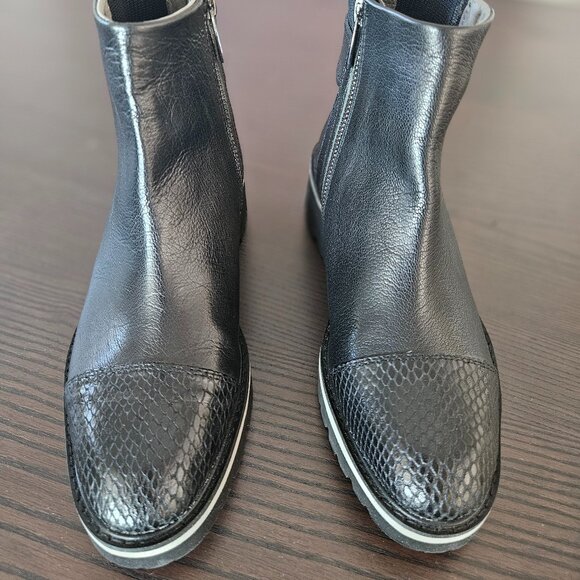 Donald J. Pliner Tinsley Black Boot 7M - Picture 1 of 11